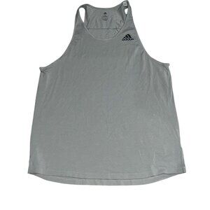 Men's Adidas Aeroready Razorback Performance Fit Athletic Gray Shirt Size XL